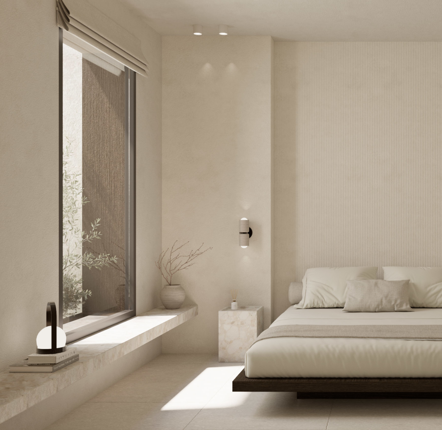Nostos sani villa bedroom